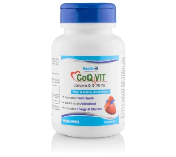 Healthvit High Absorption Co-Qvit Coenzyme Q10 100mg Powerful Antioxidant