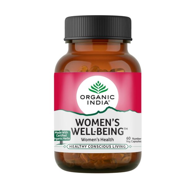 Organic India Women’s Well-Being – Holistic Herbal Support for Women’s Health and Hormonal Balance