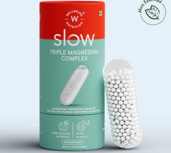 Triple Magnesium Complex Slow by Wellbeing Nutrition: Your Essential Support for Muscle, Bone, and Nerve Health