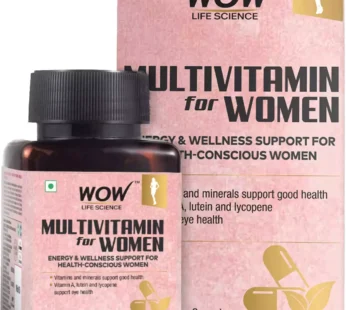 Wow Life Science Multivitamin For Women – 60 Veg Capsules