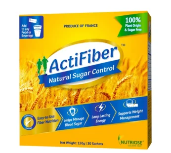 ActiFiber Natural Sugar Control: Advanced Diabetes Food Supplement for Enhanced Blood Sugar Management in 4 Weeks | Supports Healthy Blood Sugar Levels and Reduces Fluctuations