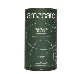 Amocare Pleasure Pulse Men Gummies with Fenugreek and Ginseng – Natural Support for Elevating Desire and Testosterone Levels