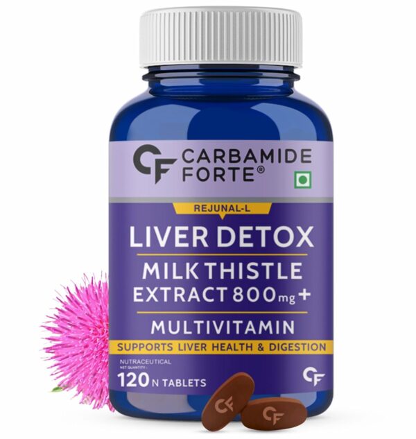 Carbamide Forte Liver Detox Supplement with Milk Thistle Extract 800mg