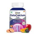 Centrum OstoCalcium Total Chewable Tablets for Women & Men | Vitamin D & Calcium Tablets to support Strong Bones, Joints & Muscles |60 Tablets