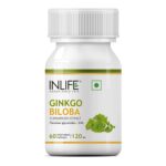 Inlife Ginkgo Biloba Supplement | 120mg | 60 Veg Capsules