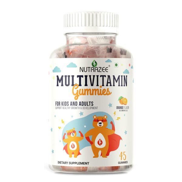 Nutrazee Multivitamin Gummies For Kids & Adults, 45 Gummy Bears