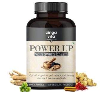 Zingavita Power Up Shilajit Gold Capsules with Swarn Bhasm: The Ultimate Energy and Vitality Supplement