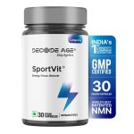 Decode Age SportVit-Caffeine-Free Pre-Workout for Athletic Performance -Boost Energy, Enhance Muscle Recovery & Endurance -NMN, L-Taurine, Inositol4