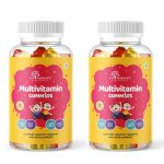 La Nature's Multivitamin Gummies | Lemon and Strawberry Flavors | For Kids & Teenagers | Daily Gummy Bear Essential Vitamins & Minerals Combo Pack (60 Gummies) – Balanced Nutrition for Growing Minds and Bodies!