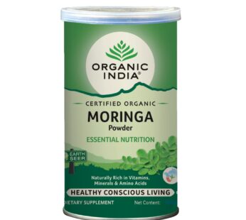 Organic India Moringa Powder – Embrace the Goodness of Superfood (Pack of 2) | Nutrient-Dense, Vegan, Non-GMO, and Gluten-Free | Supports Immune Health and Overall Wellness