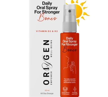 Oriygen Vitamin D3 & K2 Superior Absorption | 30ml – 2 Months | New Liposomal Technology | Bone Health, Cardiovascular Support, and More