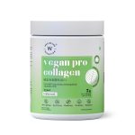 Vegan collagen powder, plant-based collagen, Gotu Kola skin supplement, Vitamin C collagen booster, collagen powder for hydration, skin texture supplement, vegan beauty supplement