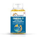 Dr. Morepen Omega 3 Deep Sea Fish Oil Triple Strength -60 Softgels - Brain -Joints