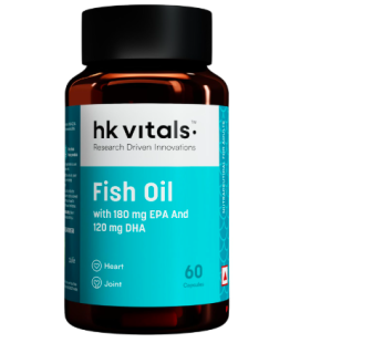 HealthKart HK Vitals Fish Oil – Premium Omega-3 for Complete Health