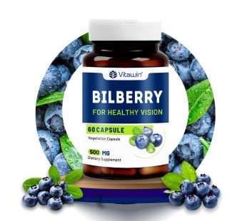 VitaWin Bilberry Capsules – Premium Eye Care Supplement for Healthy Vision & Retinal Support