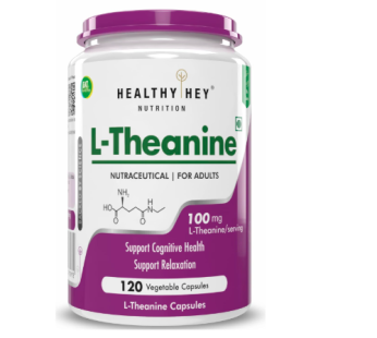 HealthyHey Nutrition L-Theanine – Natural Support for Relaxation, Stress Reduction & Mental Focus